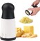 Handheld Cheese Grater with Handle &ndash; Easy Rotary Cheese Mill for Hard &amp; Soft Cheeses, Chocolate, Nuts &amp; More &ndash; Compact, Manual Grater, Dishwasher Safe, Kitchen Tool for Quick Grating