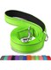 SWIUKPHE Green Dog Leash, Double-Sided Reflective Dog Leash, Padded Handle Nylon Dogs Leashes for Medium &amp; Large Dogs Walking, 6FT