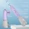 Water Dental Flosser Teeth Pick, H2ofloss Cordless Portable Oral Irrigator 300ML Rechargeable Travel Irrigation Cleaner IPX7 Waterproof WaterFlosser for Home Travel Lavender
(Lavender)