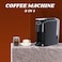 ​3-in-1 Multi-Capsule Coffee Machine for Nespresso, Dolce Gusto &amp; Ground Coffee - Black Espresso Maker

