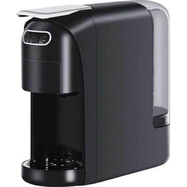​3-in-1 Multi-Capsule Coffee Machine for Nespresso, Dolce Gusto &amp; Ground Coffee - Black Espresso Maker

