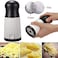 2-in-1 Manual Cheese Grater &amp; Herb Grinder   Multi-Purpose Garlic, Chili &amp; Vegetable Shredder   Stainless Steel Blades   Easy Press Design   Kitchen Tool