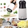 2-in-1 Manual Cheese Grater &amp; Herb Grinder   Multi-Purpose Garlic, Chili &amp; Vegetable Shredder   Stainless Steel Blades   Easy Press Design   Kitchen Tool