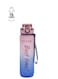 1000ml Water Bottle RF12157 with Volume Tracker, Motivational Bottles with Flip Lid, PP Sipper and Straw Perfect for School, Office and Gym Leak-Proof Food-Grade and Elegant Design Multicolor 1000ml