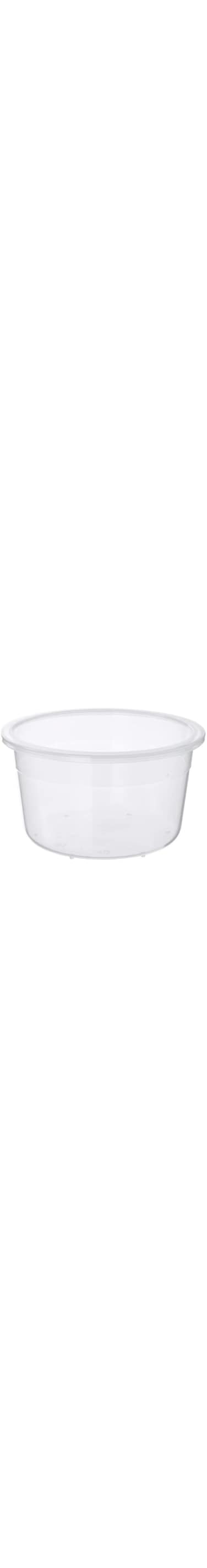 Food Container, Round/Plastic750 Ml