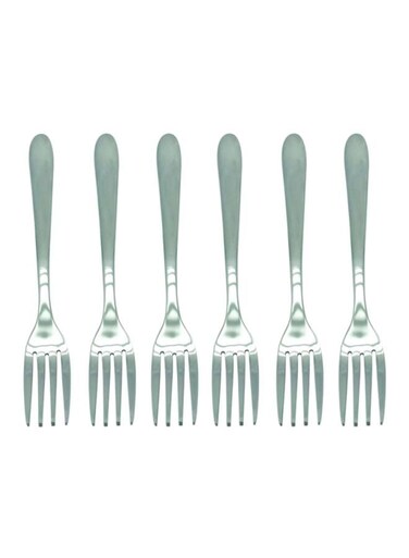 6-Piece Fork Set Silver