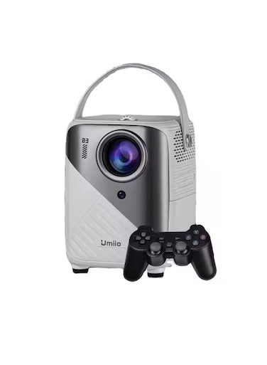 Rock Pow C12 Pro  Video Game Projector With 2X Wireless Controller Game Joystick