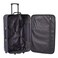 OUTBOUND 5-Piece Softside Wheeled Travel Luggage Set, Includes 26" &amp; 21" Upright Suitcases, Duffel Bag, Boarding Tote &amp; Toiletry Kit, Durable Polyester Construction - Black