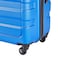 OUTBOUND 3-Piece Hardside Spinner Luggage Set, Includes 20", 24", and 28" Lugguage bags, Durable ABS Construction, Telescopic Handle - Blue