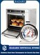 Stainless Steel Oven Thermometer &acirc;&euro;&ldquo; Hanging &amp; Standing Dial Thermometer for Baking, Cooking &amp; Grilling, 50&acirc;&euro;&ldquo;300&Acirc;&deg;C / 100&acirc;&euro;&ldquo;600&Acirc;&deg;F
