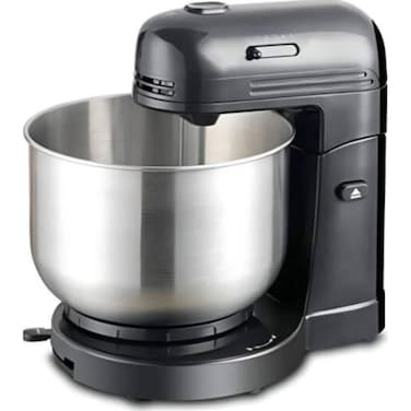 350W Electric Stand Mixer with 3.5L Large Capacity Bowl &amp; 5-Speed Control - Black