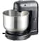 350W Electric Stand Mixer with 3.5L Large Capacity Bowl &amp; 5-Speed Control - Black