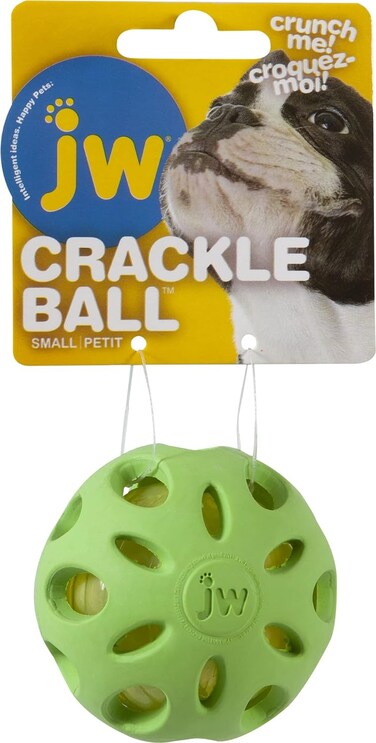PETMATE JW CRACKLE HEADS CRACKLE BALL SMALL