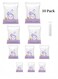 Yon 10-Pack Premium Vacuum Storage Bags with Manual Pump of Reusable Compression Bags, Double Zip Seal Special-Grip Clip,Travel Vacuum Sealer Bags, Rapid Vacuum for Clothes, Mattress, Blanket, Pillows Compression and Travelling(2Jumbo,2Large,3Medium,3Small)