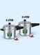 5 Liters &amp; 3 Liter Dripless Pressure Cooker - Premium Virgin Aluminium, Smart Spillage Control, High Thermal Heating, Quality Regulator, Leak-Free Lid, Heat-Proof Handle, Anti-Bulging Bottom Dripless Pressure Cooker 5 LTR &amp; 3Liters 3 Litre Pressure Cooker Dripless - Premium Virgin Aluminum, Smart Spillage Control, High Thermal Heating, Quality Regulator, Leak-Free Lid, Heat-Proof Handle, Anti-Bulging Bottom Kitchen Food Cooking Preparation - ADPC3E Dripless Pressure Cooker 3 LTR Bundle