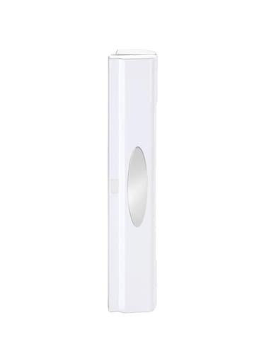 WENKO, Foil Dispenser, Plastic ABS, Tinfoil Holder and Cutter for Home Kitchen, Sharp Stainless Steel Blade, 38x5.2x6.7cm, White