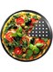 Azonee Pizza Steel Pan for Oven, Pizza Crisper Pan with Holes 12 Inch, Nonstick Round Sheet Oven Tray, Perforated Carbon Steel Pizza Bakeware For Home Restaurant Kitchen Baking