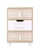 HOME DECO FACTORY The 3 Drawer Storage Unit with Tassels