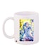 Cartoon Girl Printed Coffee Mug White/Blue/Green