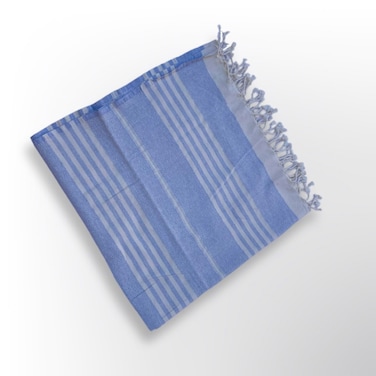 منشفة شاطئ "Mediterranean Essence" بلون السماء الزرقاء