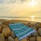 Mediterranean Essence Beach Towel  Green