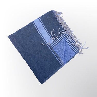 منشفة شاطئ "Nautical Charm" بلون رمادي