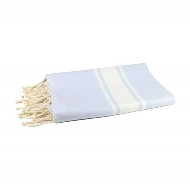 
Classic Beach Towel 100% recycled cotton Blue Sky