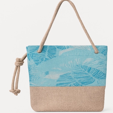 Beach Bag Luxe Blue