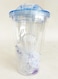 Clear Dome Lid Double Wall Reusable Cups 450ml Insulated Plastic Tumbler With Straw