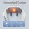 Mini Shiatsu Neck Massager, Shoulder Neck Massager with Heat for Pain Relief Deep Tissue, Neck, Back, Shoulder, Leg Electric Kneading Massager, Perfect Gifts for Men Women Dad Mom (Grey)
