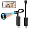 HD Smart Mini WiFi USB Camera Wide Angle Camera, Remote Network Small Camera Monitor AI Human Detection Real-time Surveillance IP Camera for Home Household