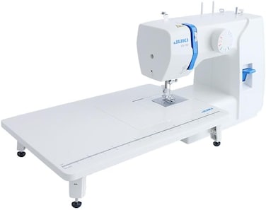 Juki VS-160 Zigzag Sewing Machine with 9 Built-in Stitches, 4-Step Button Hole, Oscillating Hook, Easy Thread Cutter, EXT-Table Included - 1 year warranty - Made in Vietnam