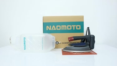 Naomoto HYS-58 Gravity Feed Steam Iron Set – Made in Italy