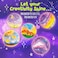 ESSEN Paint Your Own Moon Lamp Kit, 3D Space Moon Night Light, DIY Lamp Night Light Art Supplies Arts Crafts Kit for Kids Ages 6-12, Educational Toys Girls Boys Birthday Gift Ages 6 7 8 9 10 11 12+