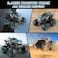 ESSEN RC Monster Truck Dinosaur Toy 2.4Ghz Remote Control Monster Trucks Car with Light Music RC Truck with Stunt 360&deg; Spins Flips Walk Upright Drift for Kids Boys Girls Ages 4-12