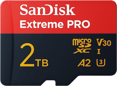 SanDisk 2TB Extreme Pro MicroSDXC UHS-I Card, Upto 250MB/s Read Speed, Upto 150MB/s Write Speed, SDSQXCD-2T00-GN6MA
