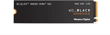 Western Digital SN850X 1TB M.2 2280 PCIe Gen4 NVMe Gaming SSD up to 7300 MB/s read speed - Black (International Version)