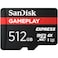 SANDISK 512GB GamePLAY microSD Express Card Works with Nintendo Switch&trade; 2, Up to 880MB/s Read, Up to 650MB/s Write (International Version)