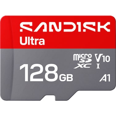 Sandisk Memory Card Micro Sd Ultra With Adapter 195MB/S 128GB (International Version)
