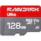 Sandisk Memory Card Micro Sd Ultra With Adapter 195MB/S 128GB (International Version)