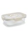 Glass Meal Prep Container with Date Tracker,630ml, Airtight Food Storage Containers for Microwave, Oven, Freezer and Dishwasher, BPA Free