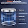 Muzz Camera Lens Protector for Samsung Galaxy Z Fold 6 5G Case Cover,Shatterproof, Ultra-HD 9H Tempered Glass Camera Screen Protector Metal Ring Cover Film Samsung Galaxy Z Fold 6 2024 (Silver)