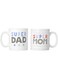 Kate &amp; Milo Super Mom and Super Dad Mug Gift Set, New Parents Gifts, Expecting Parents
