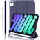 ZOOMEE Case For iPad Mini 7 Case 2024 (A17 Pro), iPad Mini 6 Case (8.3-Inch,2021 Model), iPad Mini 7th/6th Generation Case with Pencil Holder, Trifold Stand Smart Case with Soft TPU Back,Dark Blue
