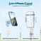 ULANZI TT88 Magnetic Tripod for iPhone 57 Extendable Selfie Stick with Remote 2-in-1 Phone Clip &amp; Dual Cold Shoe Mounts-Lightweight Phone Tripod Stand for Vlogging Travel Video Recording (White)