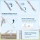 ULANZI TT88 Magnetic Tripod for iPhone 57 Extendable Selfie Stick with Remote 2-in-1 Phone Clip &amp; Dual Cold Shoe Mounts-Lightweight Phone Tripod Stand for Vlogging Travel Video Recording (White)