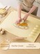 Silicone Baking Mat Extra Large Non-stick Baking Mat With High Edge Food Grade Silicone Dough Rolling Mat for Making Cookies Macarons Multipurpose Mat Countertop Mat Placemat 40*50CM