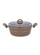 Granite Smart Casserole With Glass Lid Brown 30cm