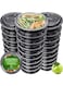 30-Piece Reusable Food Storage Containers with Lids, Microwave Safe Meal Prep Containers