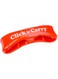 Click &amp; Carry Grocery Bag Carrier, 1 Pack, Red - As seen on Shark Tank, Soft Cushion Grip, Hands Free Grocery Bag Carrier, Plastic Bag Holder, Haul Sports Gear, Click and Carry with Ease